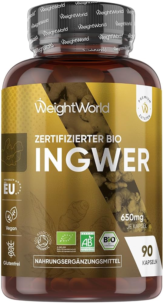 Bio Ingwer Kapseln 650 mg